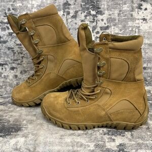 Belleville Khyber Boots Men 10.5 Coyote Brown Vibram Ibex Hot Weather Gore-Tex